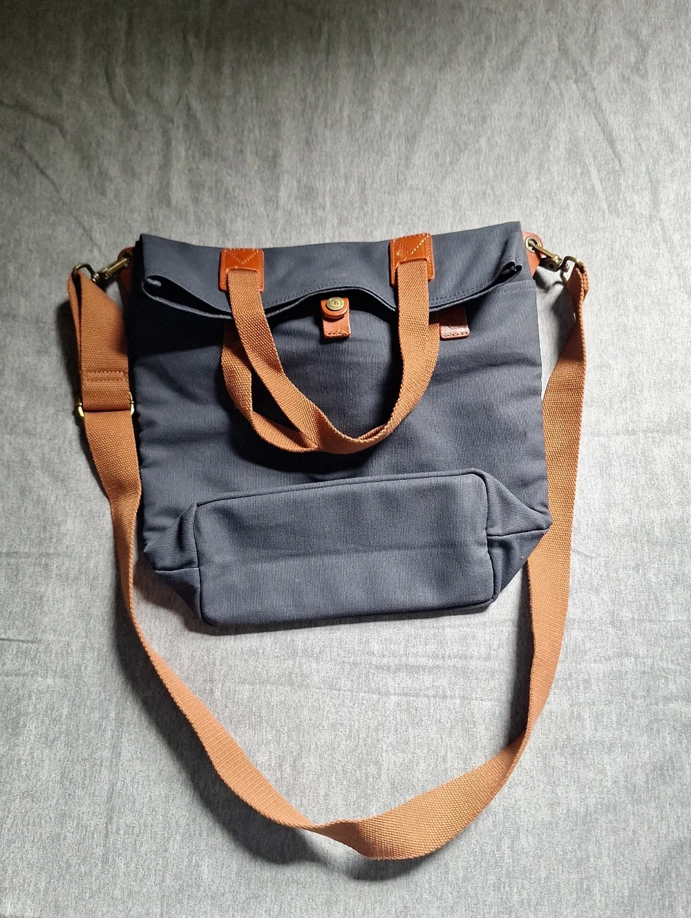Tourbon Canvas Clip-on Quick-release Bike Panniers Versatile Shoulder Bag - Picture 11 of 16